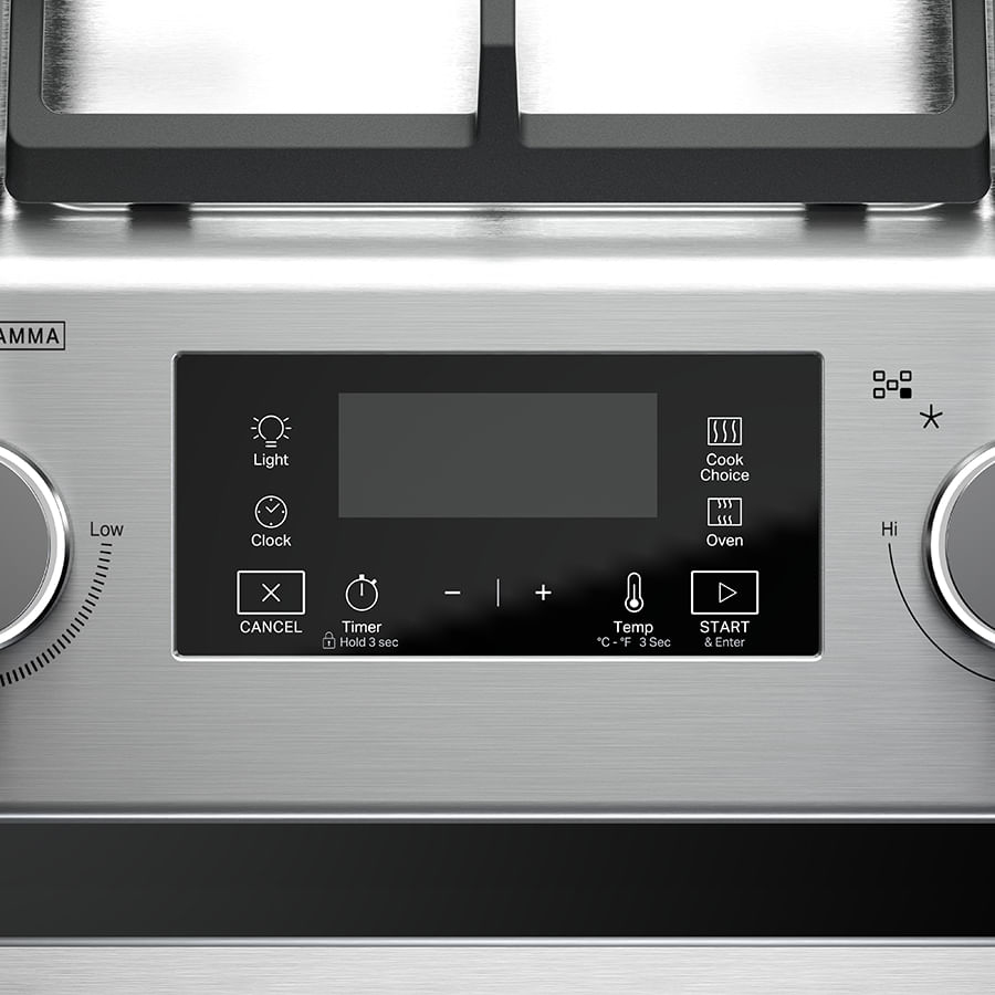 Whirlpool WFR9000S cooker Freestanding cooker Gas Silver – image 6