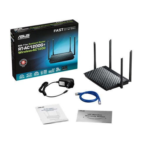 ASUS RT-AC1200G+ wireless router Gigabit Ethernet Dual-band (2.4 GHz – image 6