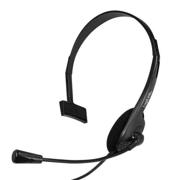 LogiLink HS0054 headphones/headset Wired Head-band Office/Call center Black – image 4