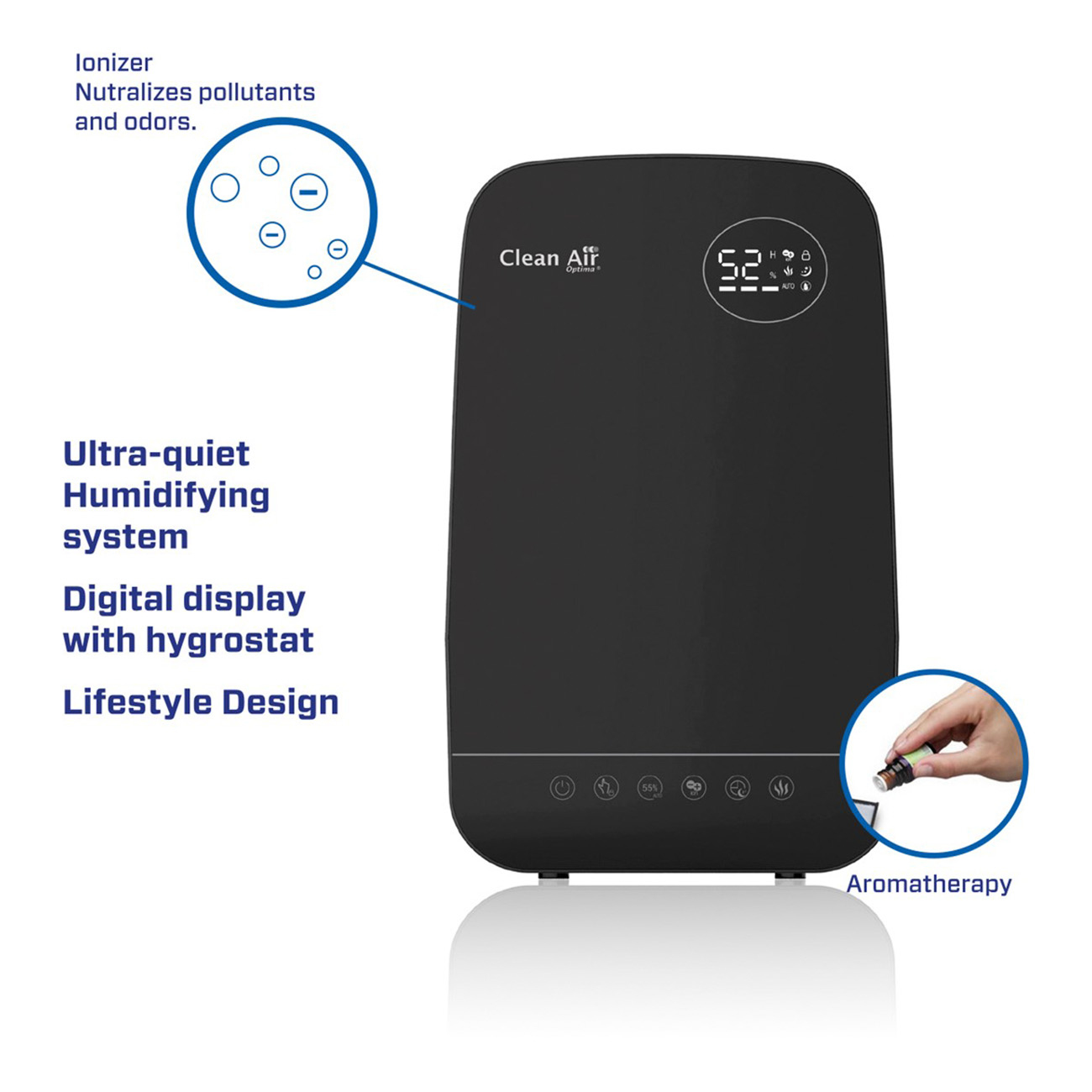 Clean Air Optima CA-606B humidifier Ultrasonic – image 3