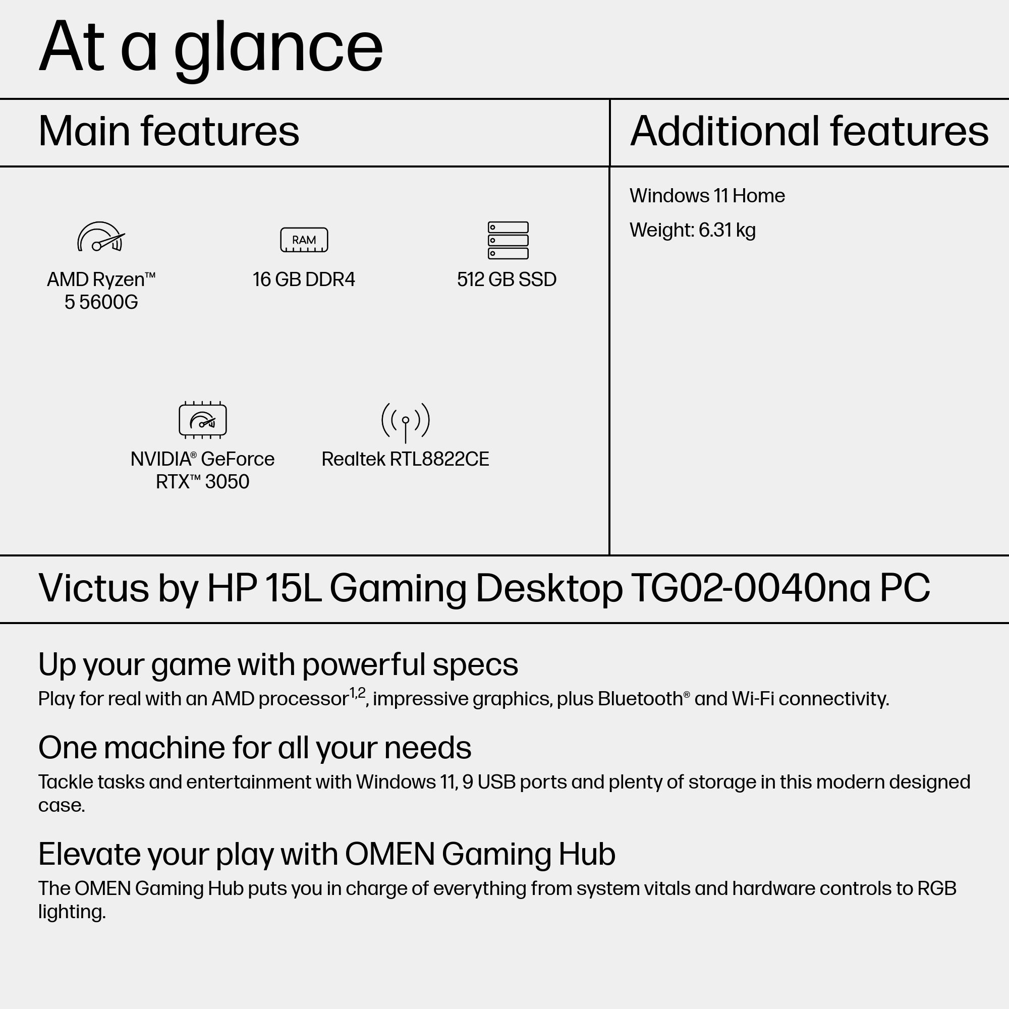 HP Victus by HP 15L TG02-0040na – image 4
