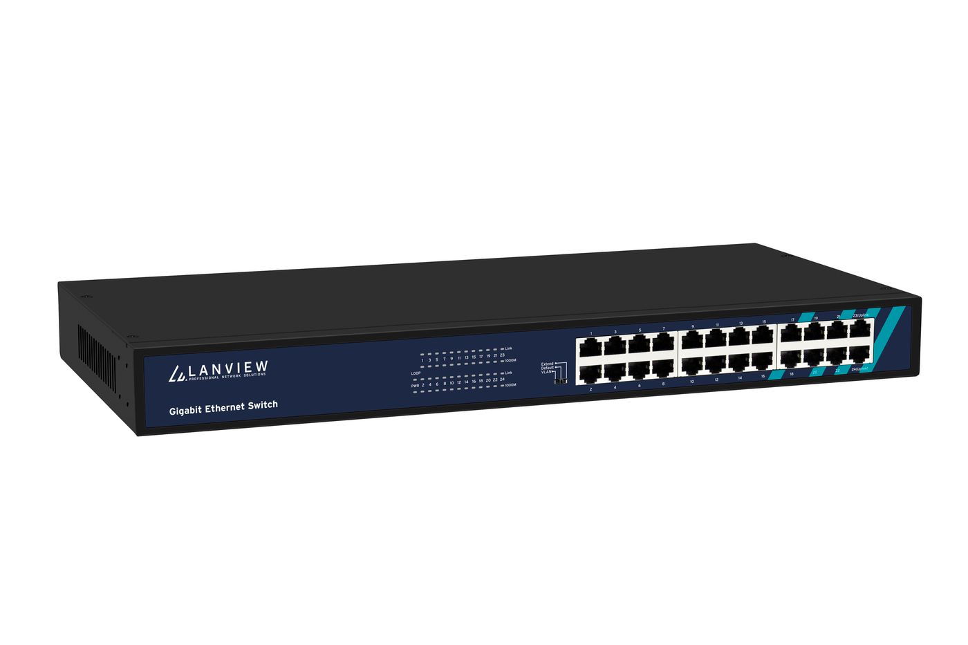 Lanview LVN-1UMOUNT-24PORT-1G network switch Unmanaged Gigabit Ethernet (10/100/1000) – image 4