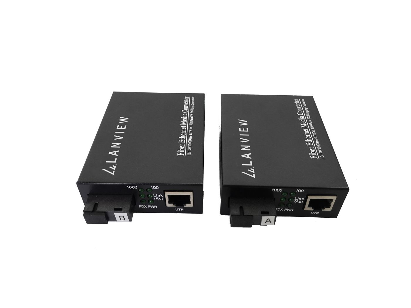 Lanview LVN-MED-SC-1000BASE-X-2 network media converter Single-mode – image 1