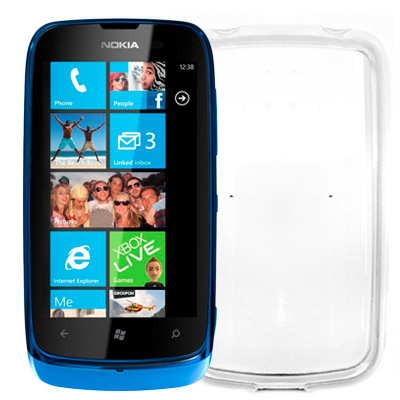 Celly GELSKIN238 mobile phone case Folio Transparent