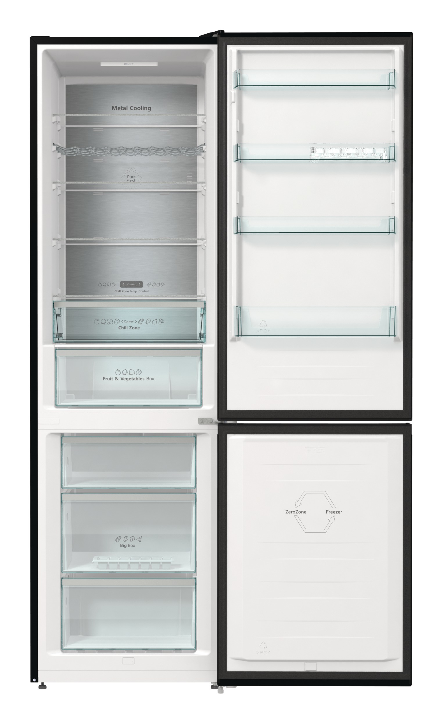 Hisense RB470N4SFCUK fridge-freezer Freestanding – image 3
