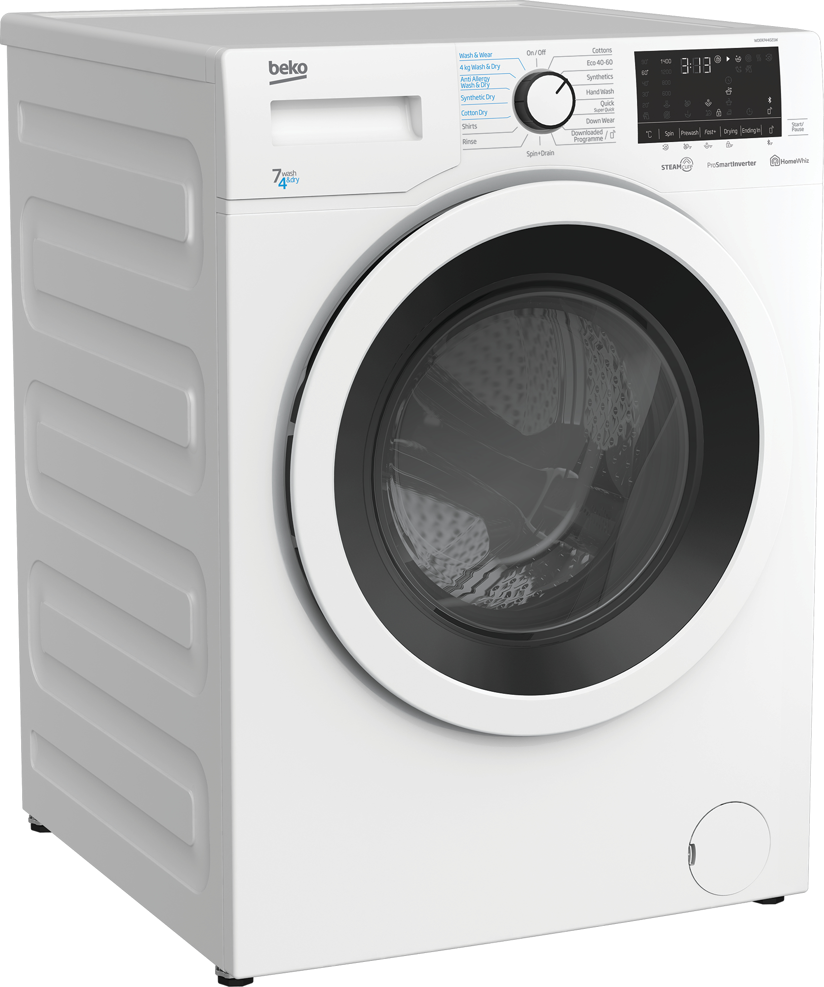 Beko WDER7440421W Freestanding – image 2