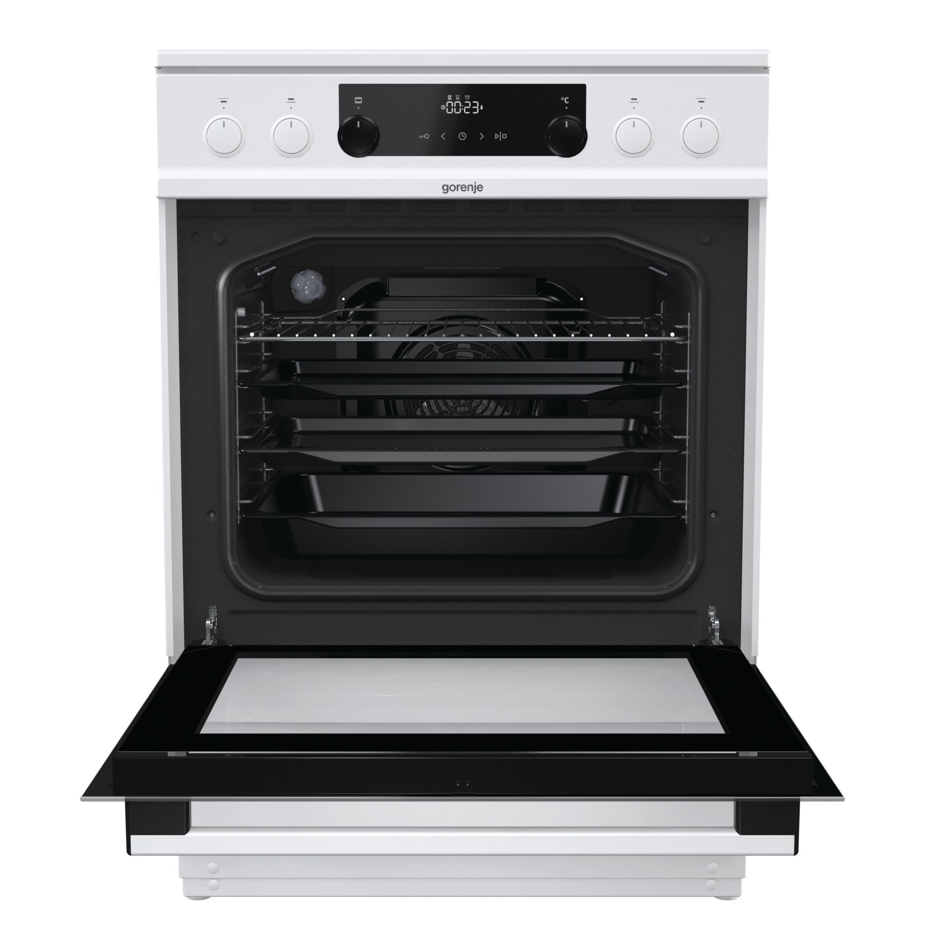 Gorenje EC6451WPB Freestanding cooker Electric Ceramic hob White – image 5