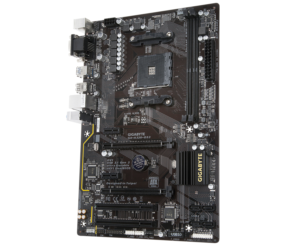 GIGABYTE GA-A320-DS3 AMD A320 Socket AM4 ATX – image 3