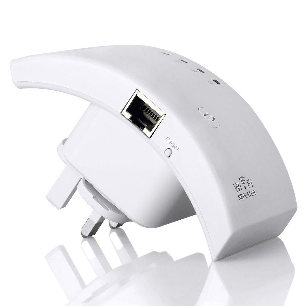 Techly 300N Wireless Repeater (Range Extender) with WPS, UK plug I-WL-REPEATER/UK – image 5