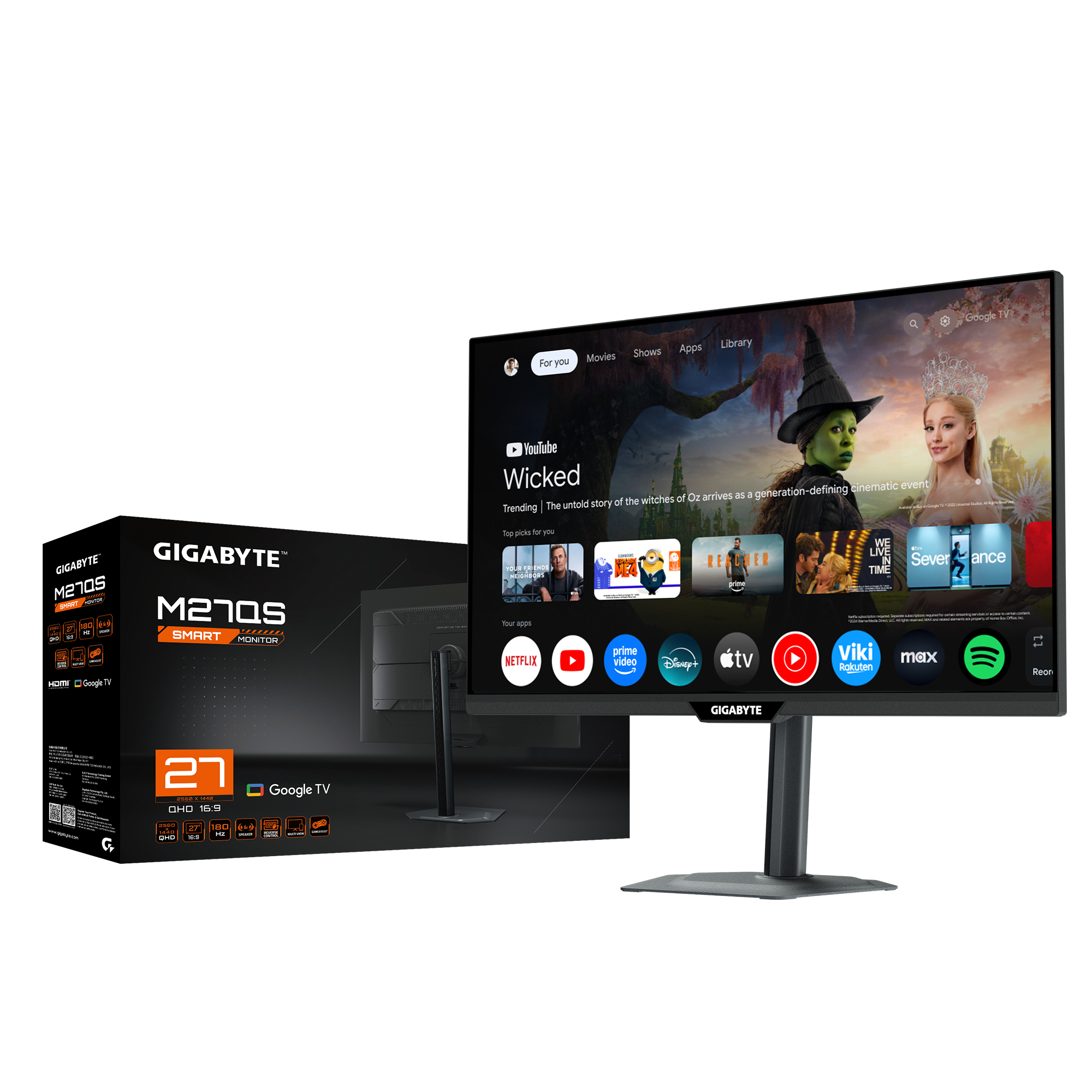 GIGABYTE M27QS 27" 2K QHD Smart Monitor – image 5