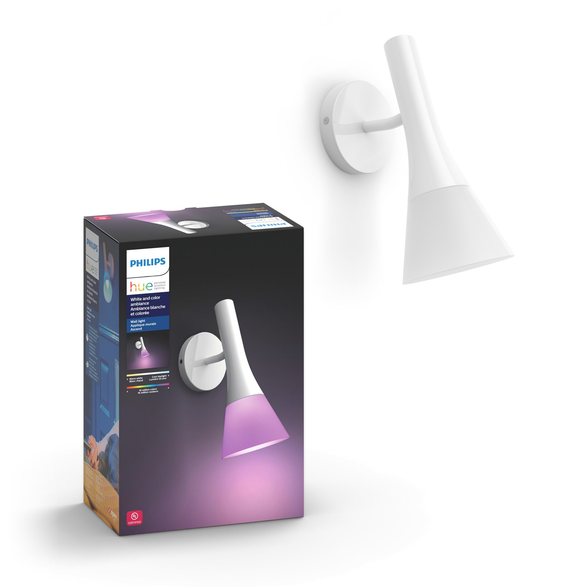 Philips by Signify Philips Hue White and colour ambience 4300231U7 Smart wall light Bluetooth/Zigbee – image 4
