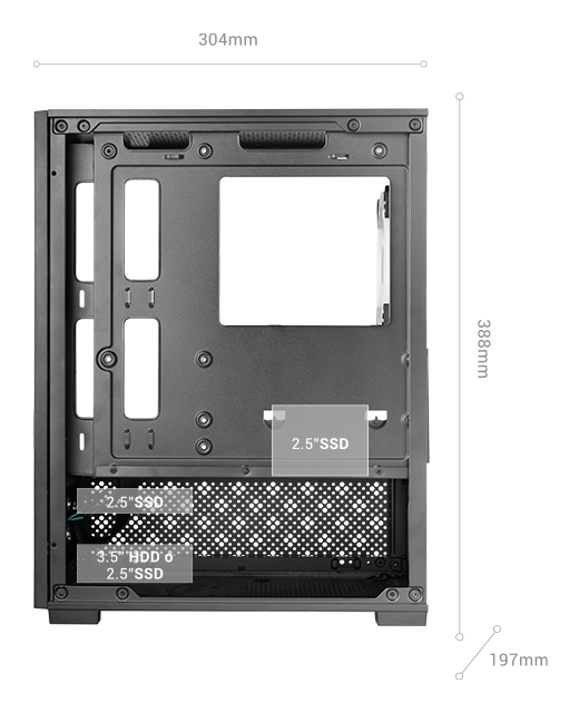 Mars Gaming MC-SE2 Mini Tower Black – image 9