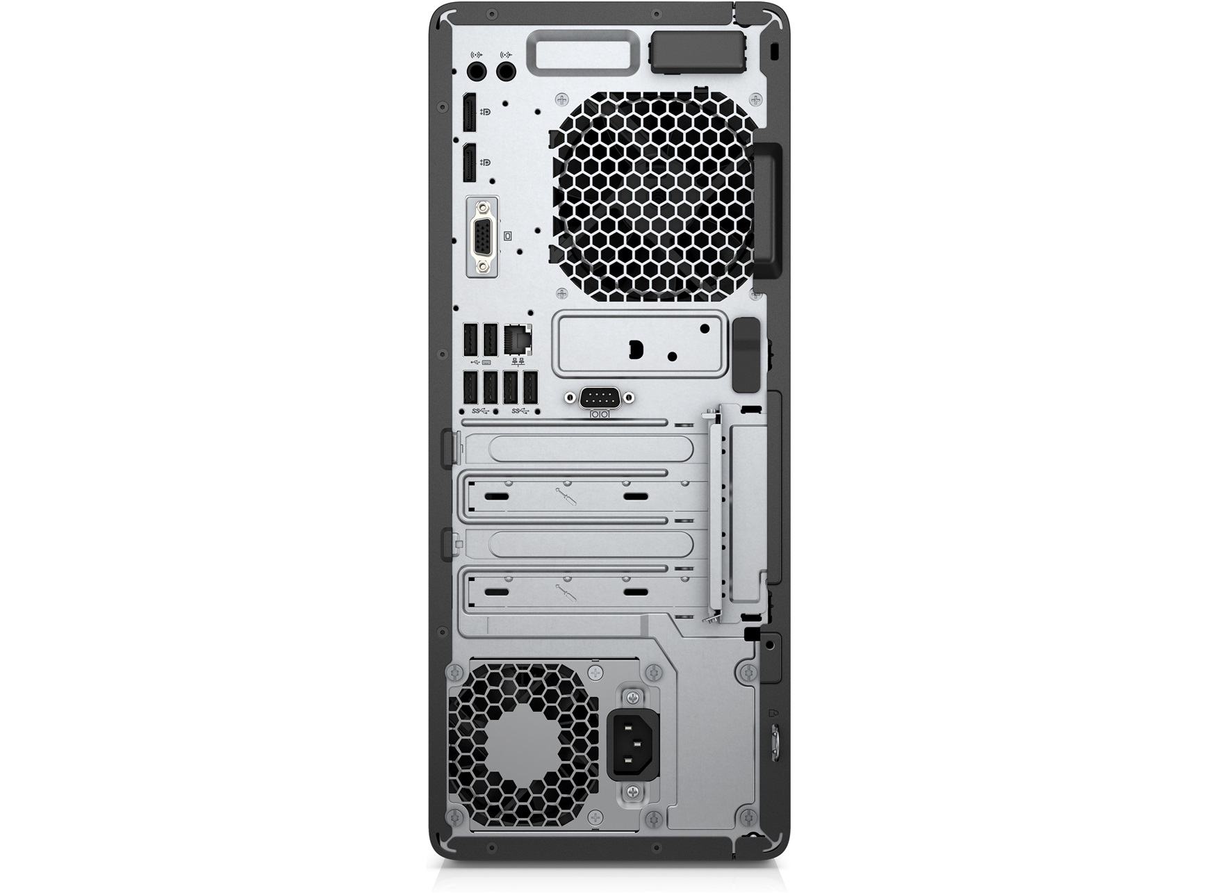 HP EliteDesk 800 G3 + ProDisplay P240va Intel® Core™ i5 i5-7500 8 GB DDR4-SDRAM 2 TB HDD Windows 10 Pro Tower PC Black, Silver image 5