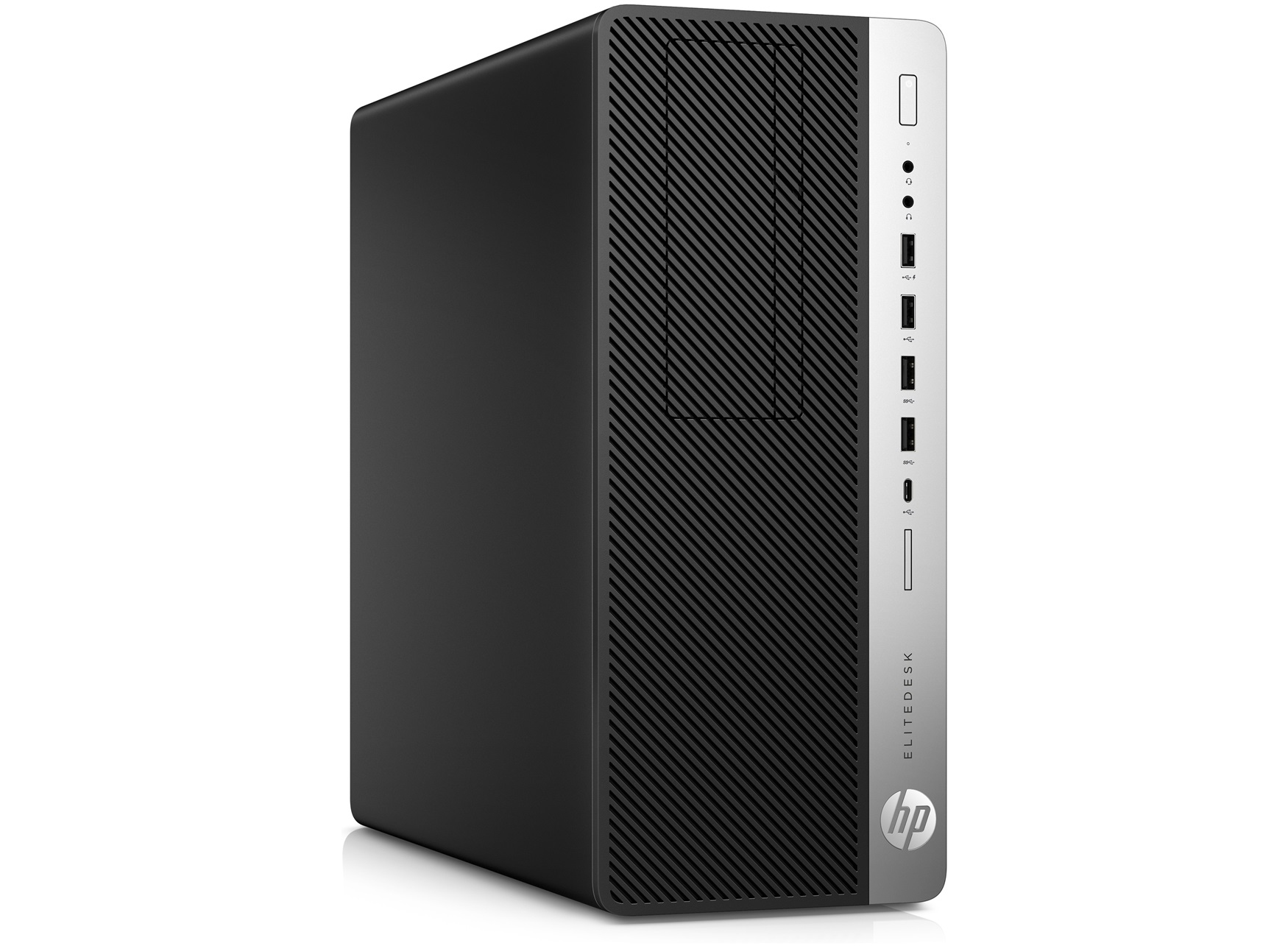 HP EliteDesk 800 G3 + ProDisplay P240va Intel® Core™ i5 i5-7500 8 GB DDR4-SDRAM 2 TB HDD Windows 10 Pro Tower PC Black, Silver image 4
