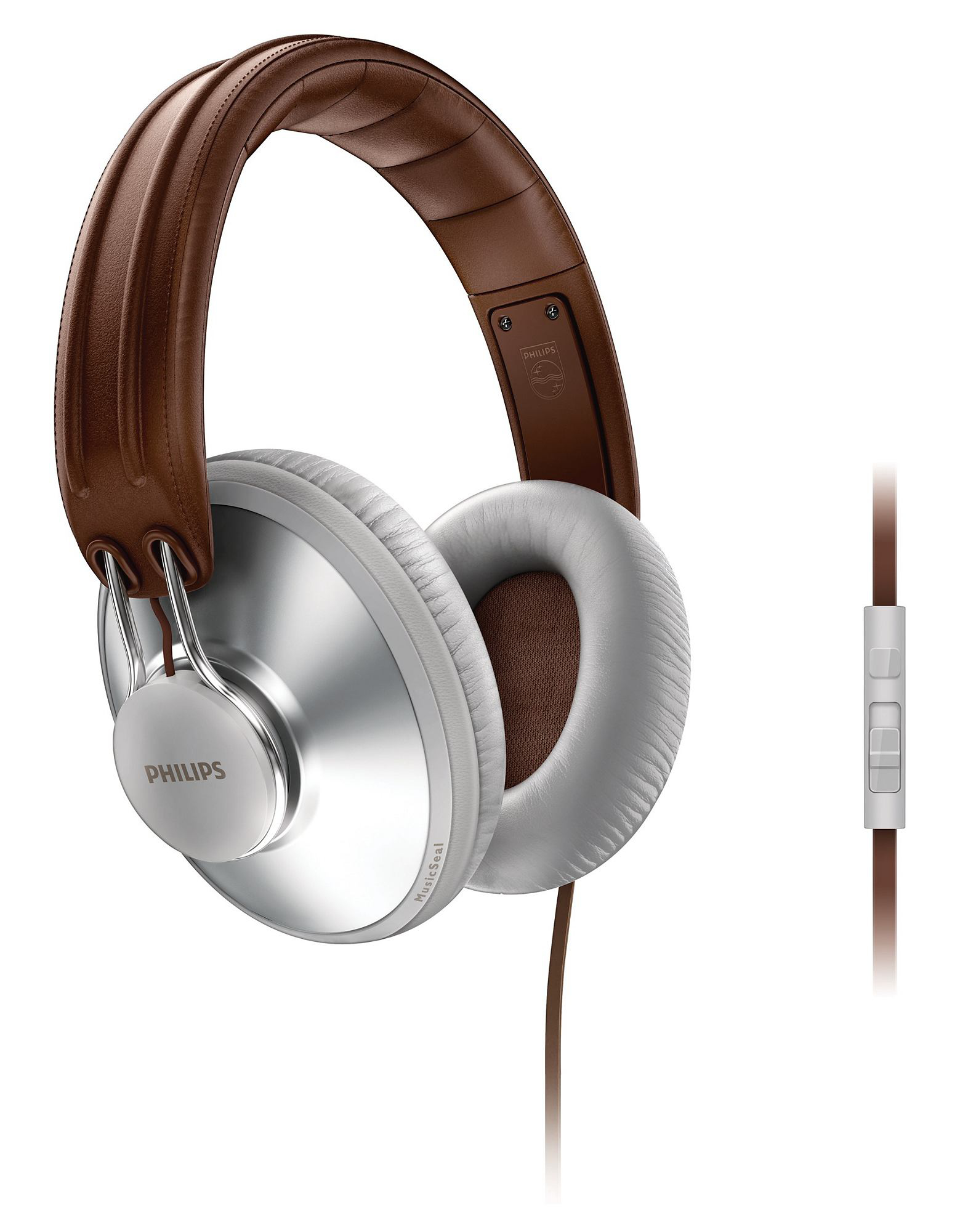 Philips SHL5905GY/98 headphones/headset Wired Head-band Brown, Grey – image 7