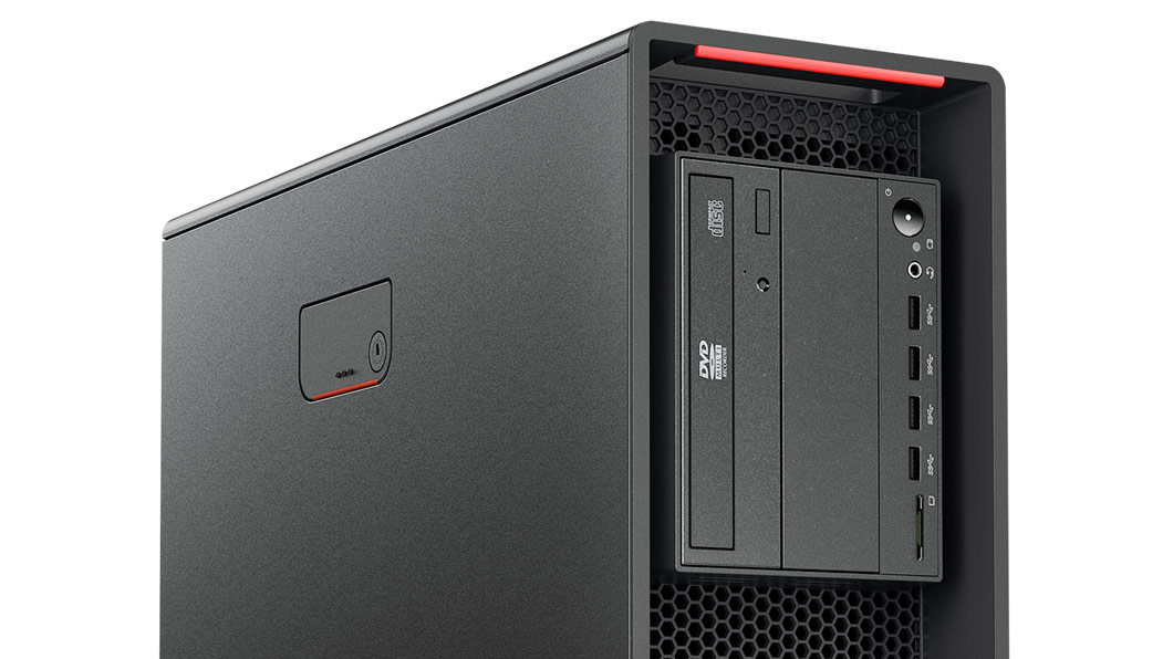 Lenovo ThinkStation P520 Intel® Xeon® W-2155 16 GB DDR4-SDRAM 512 GB SSD NVIDIA® Quadro® P2000 Windows 10 Pro for Workstations Tower Workstation Black image 2