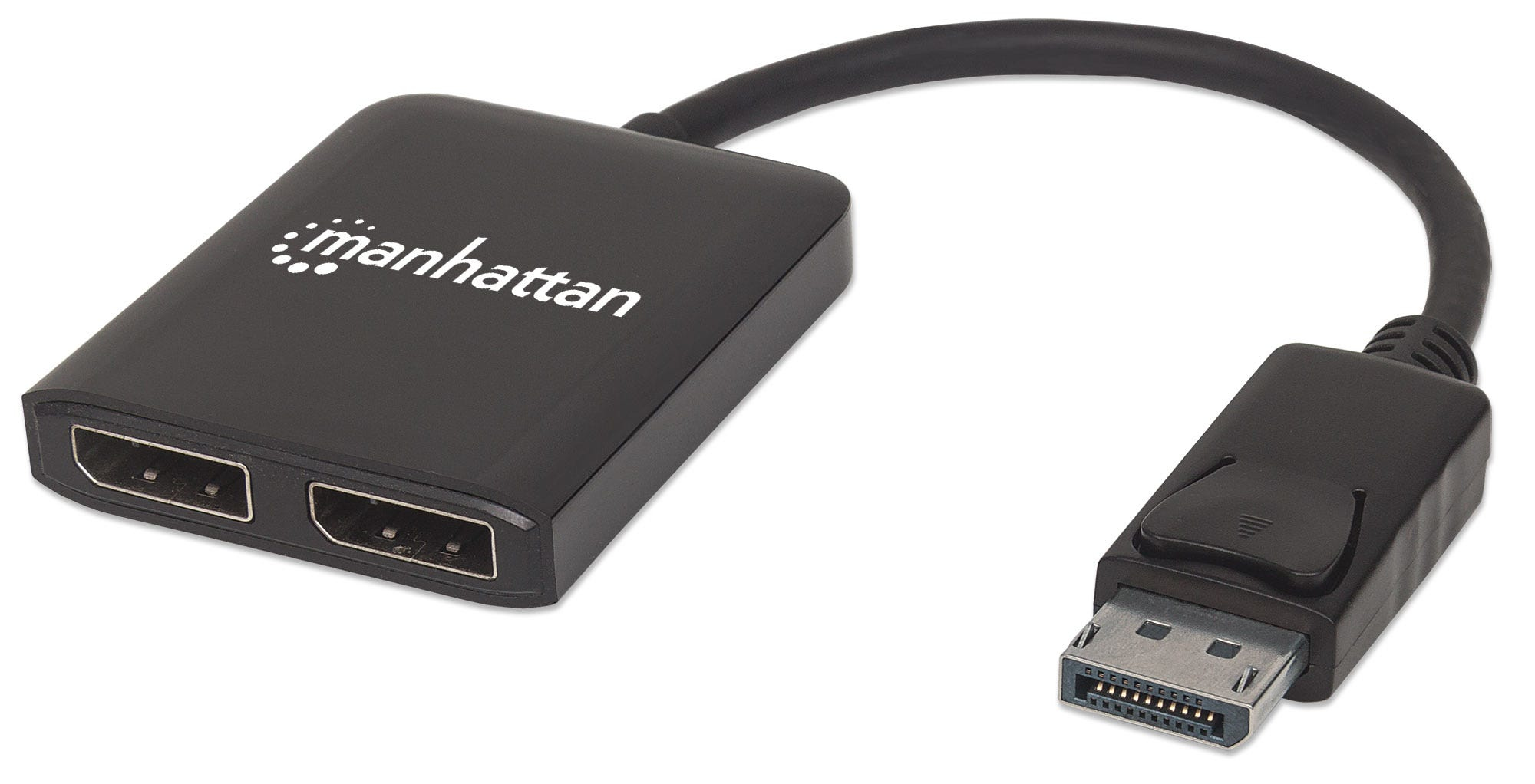 MANHATTAN Splitter 2-Port Display-Port mit MST 4K@30HZ Splitter