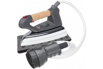 Polti PFEU0021 iron Steam iron Aluminium soleplate Grey, Silver