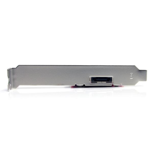 StarTech.com tarjeta adaptadora PCIe instalada en una PC