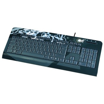 Hama Boarder keyboard USB Blue – image 1