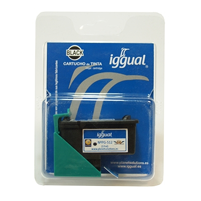 iggual PSIPG512 ink cartridge Black – image 1