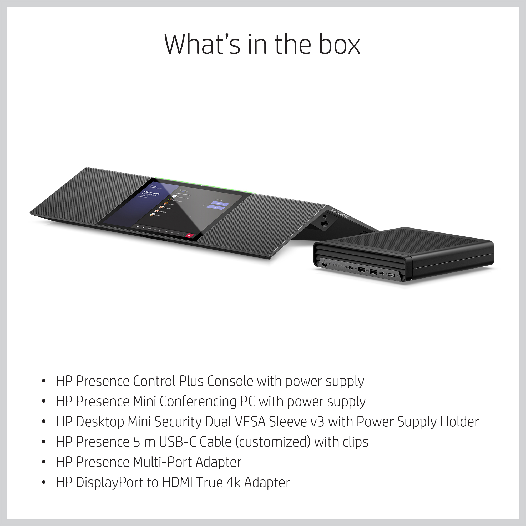 HP Presence Medium Space Solution with Microsoft Teams Rooms – image 6