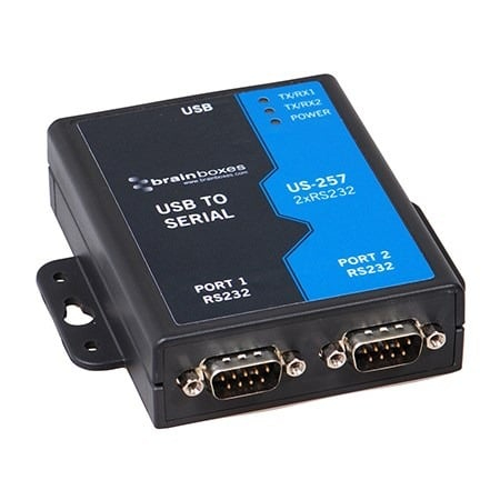 Brainboxes 2 Port RS232 USB to Serial Adapter – image 3