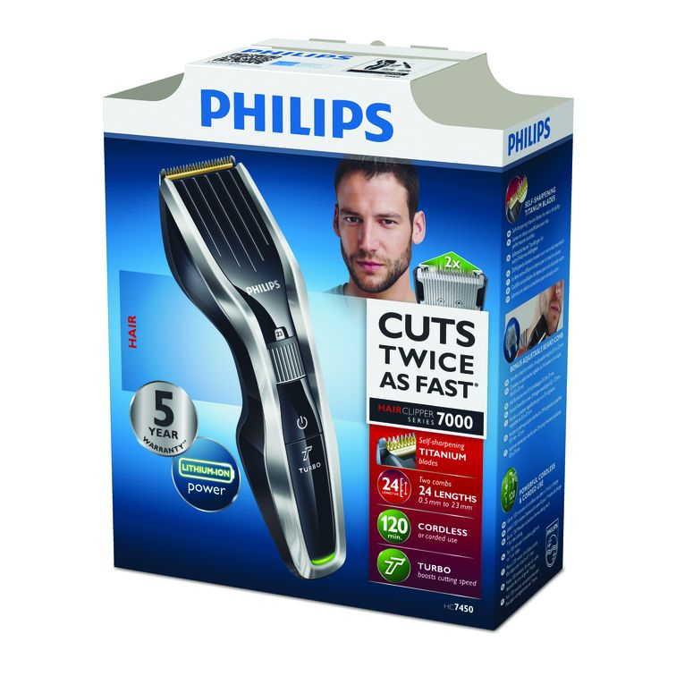 Philips HAIRCLIPPER Series 7000 Hair clipper HC7450/80 – image 2