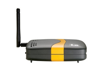 LevelOne WBR-6800 wireless router Black, Yellow – image 5