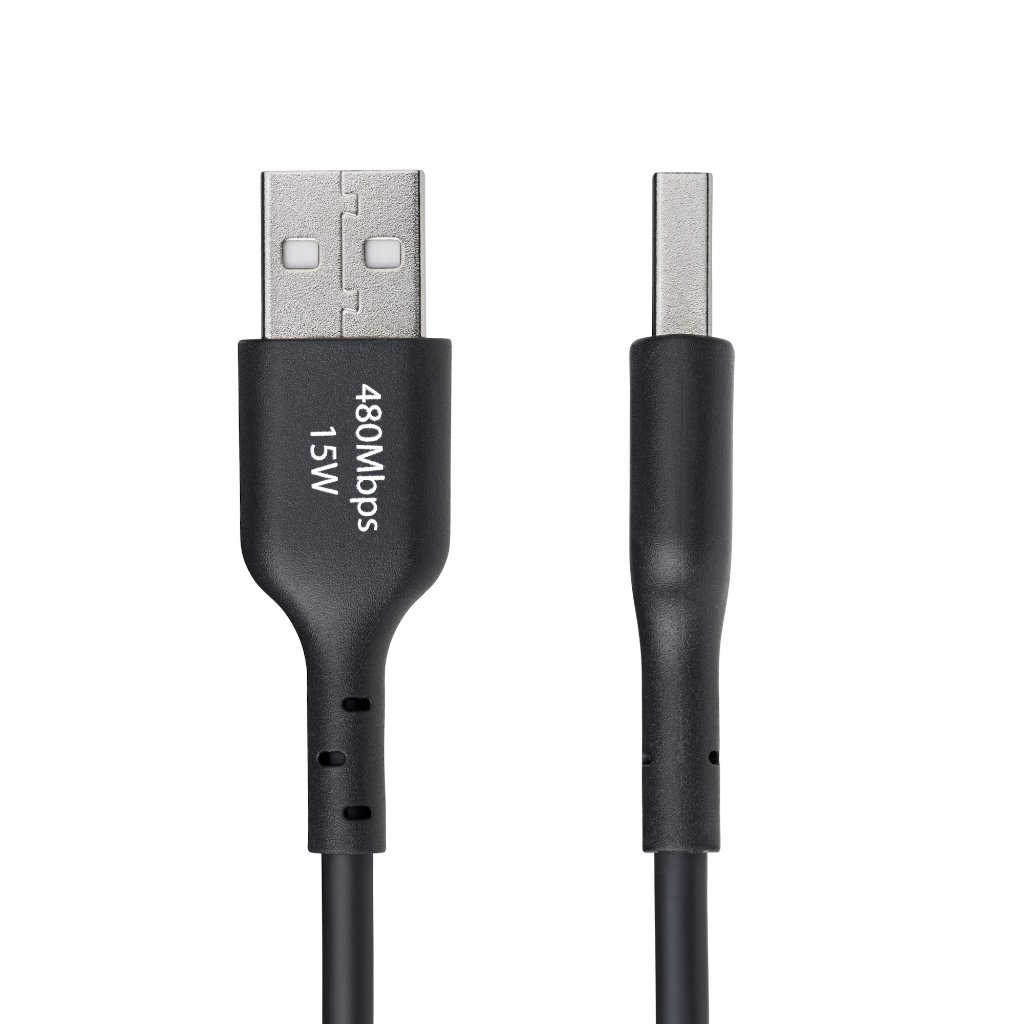 Resim StarTech.com USB2AC30CMBK USB 2.0 A - C Kablo, 0.3m, Siyah