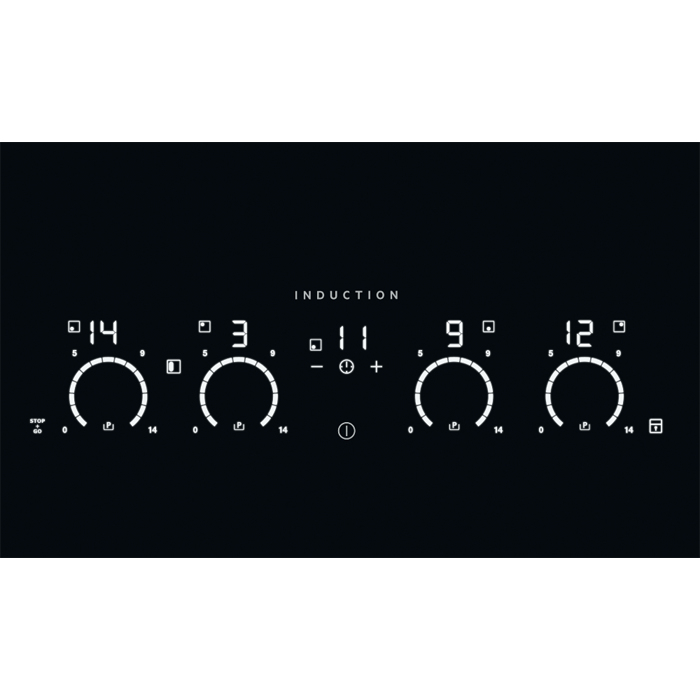 AEG IKK74545FB Black Built-in Zone induction hob 4 zone(s) – image 3