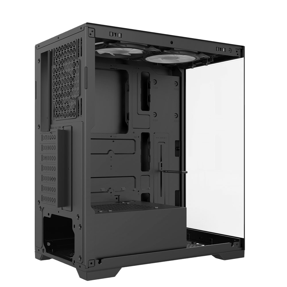 VIDA VETRO-BLK computer case Tower Black – image 6