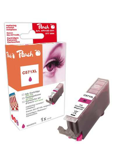 Peach PI100-291 ink cartridge Magenta