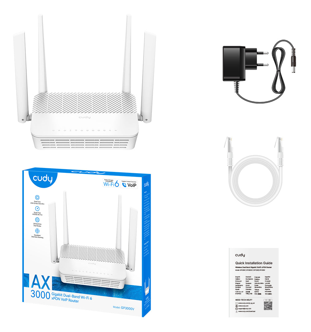 Cudy Netzwerkgeräte wireless router Gigabit Ethernet Dual-band (2.4 GHz – image 5