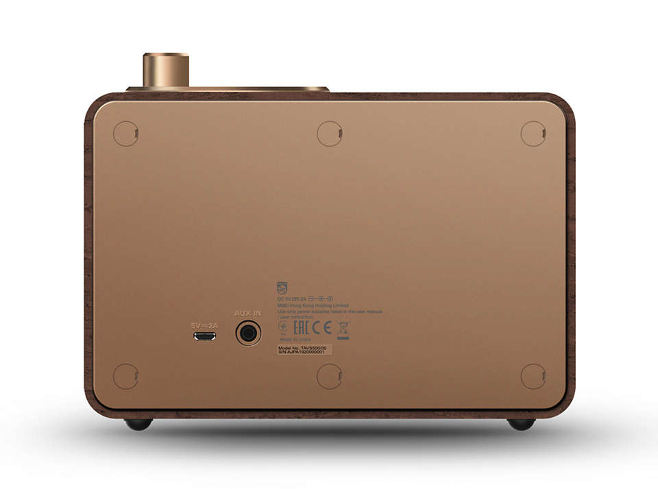 Philips TAVS500 portable/party speaker Mono portable speaker Copper, Wood – image 4