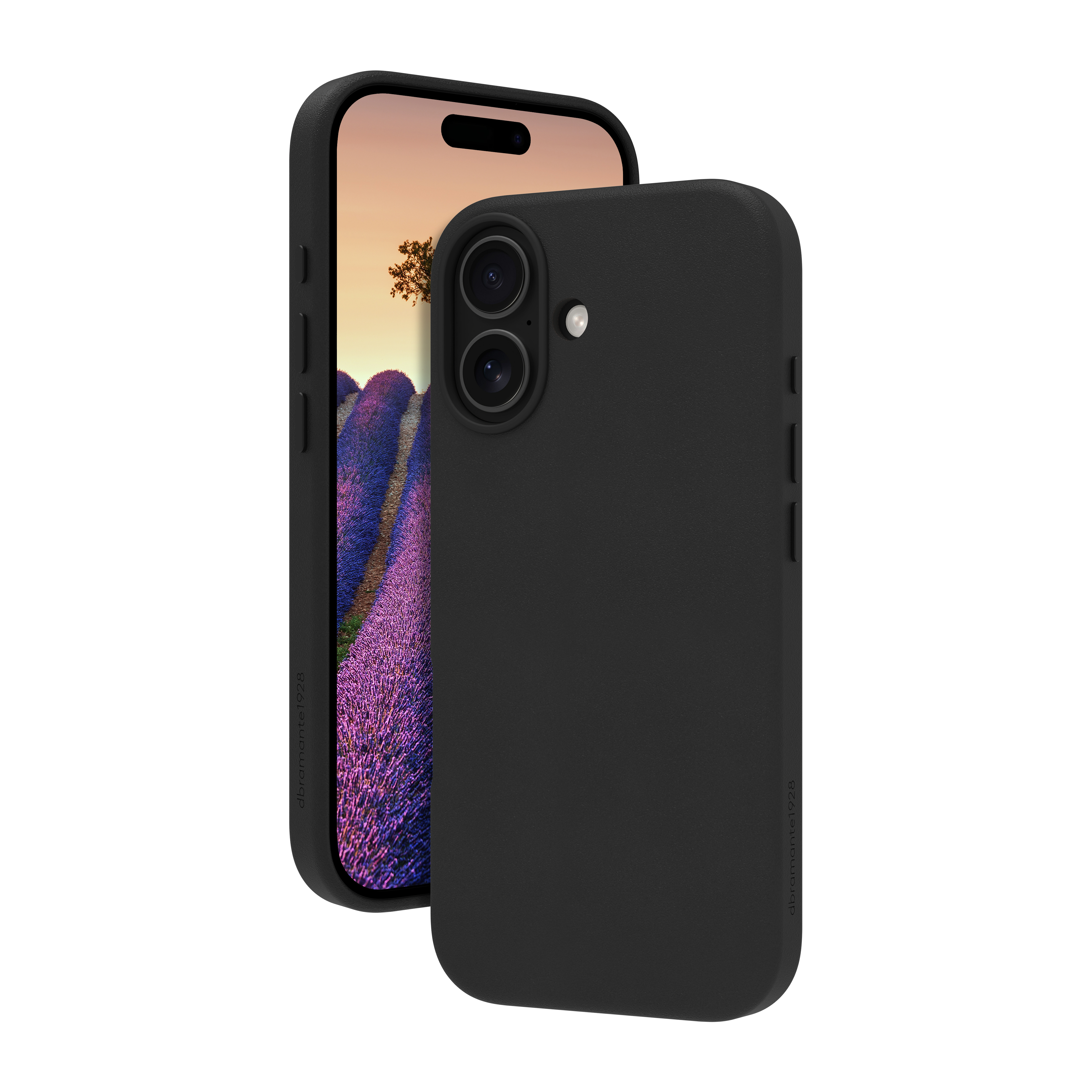 dbramante1928 Roskilde - Back cover for mobile phone - MagSafe compatibility - full-grain leather - black - for Apple iPhone 17