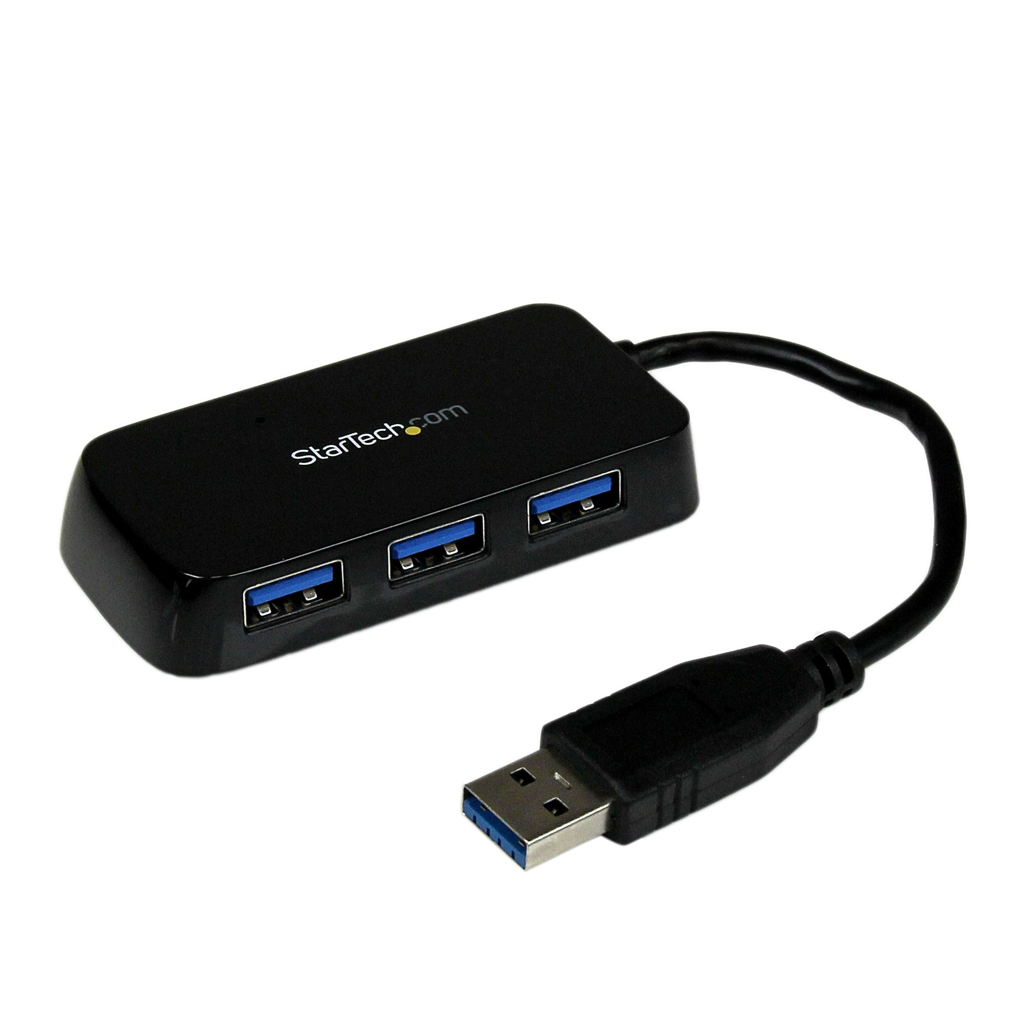 StarTech.com 4-Port Mini USB 3.2 Gen 1 Hub 5Gbps TAA ST4300MINU3B