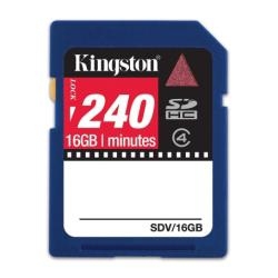 Kingston Technology 16GB SDHC Video Card