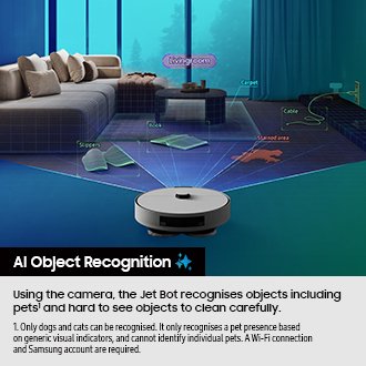Samsung Bespoke Jet Bot Combo AI VR7MD97714G/EU Robot Vacuum Cleaner with 3-in-1 Cleaning - Satin Grey, Silver/Grey - image 7