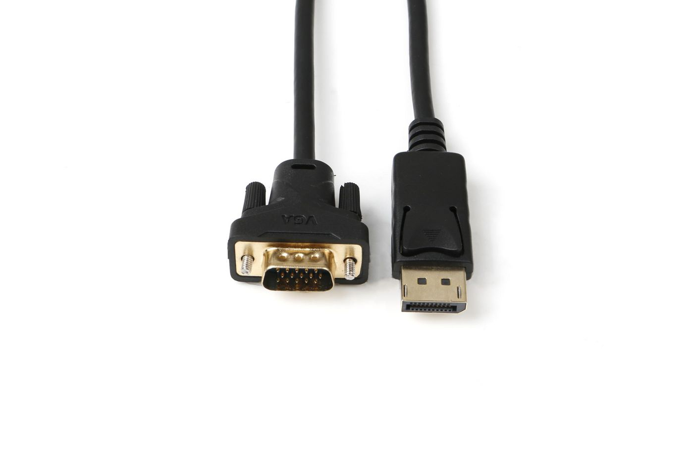 Resim Microconnect DP-VGA-MM-100 Görüntü Kablosu Adaptörü, 1m, DisplayPort 1.2 Erkek - VGA Erkek, Siyah