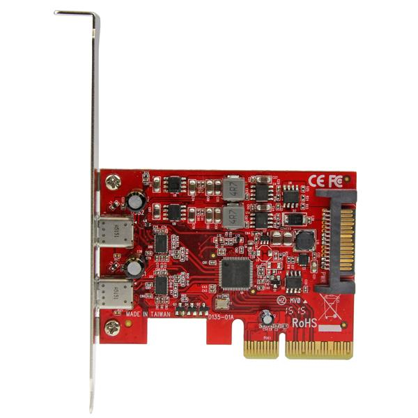 StarTech.com 2-Port USB 3.1 (10Gbps) Card - 2x USB-C - PCIe – image 3
