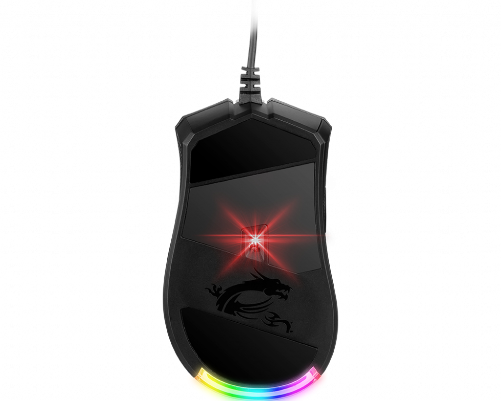 MSI CLUTCH GM50 RGB Optical FPS Gaming Mouse '7200 DPI Optical Sensor, 6 Programmable button, 3-Zone RGB, Ergonomic design, OMRON Switch with 20+ Million Clicks – image 5