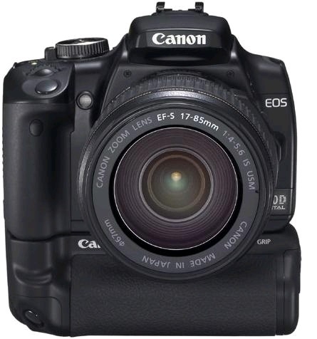 Canon EOS 400D + EF-S 17-85mm + BG-E3