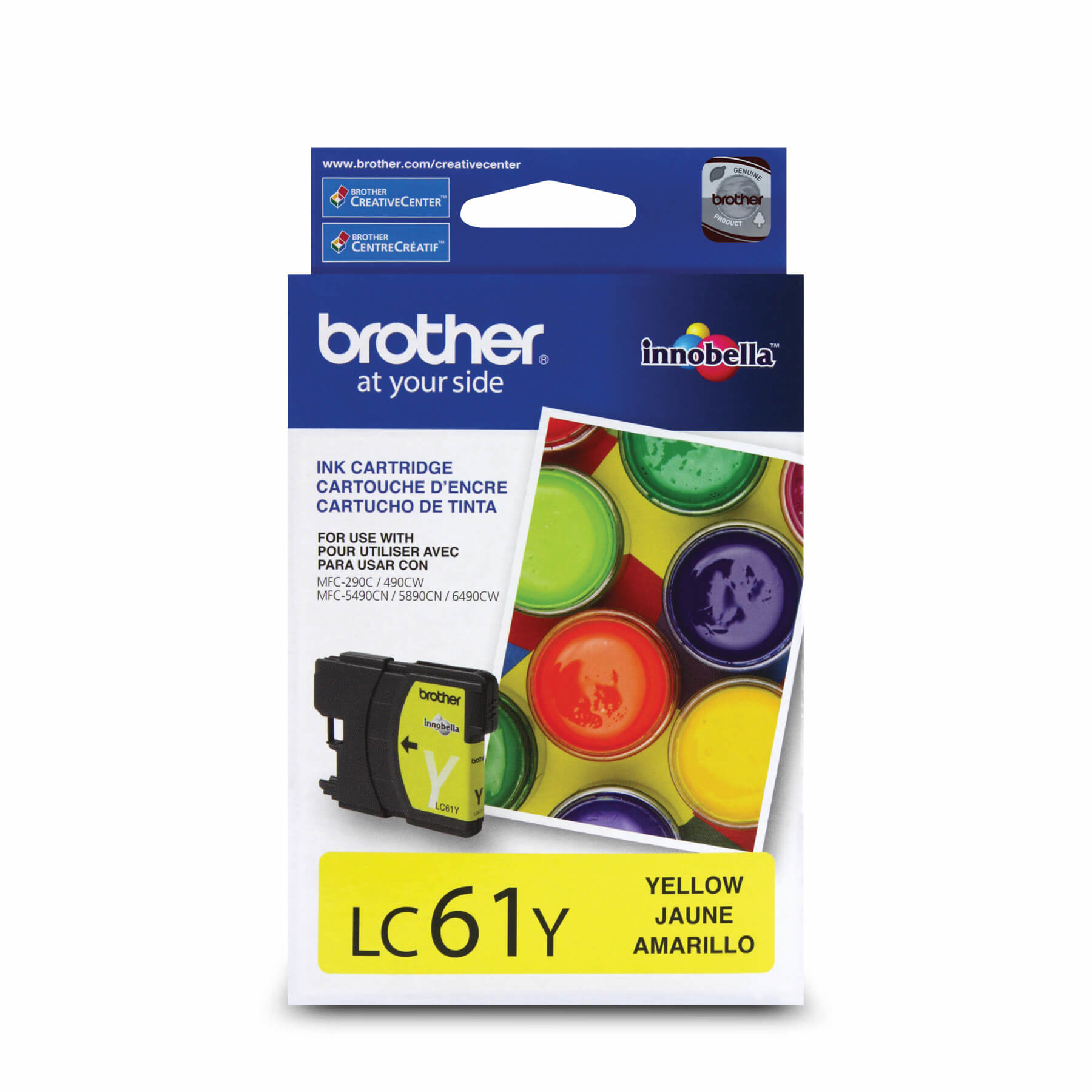 Brother LC-61YS ink cartridge Original Standard Yield Yellow – image 4