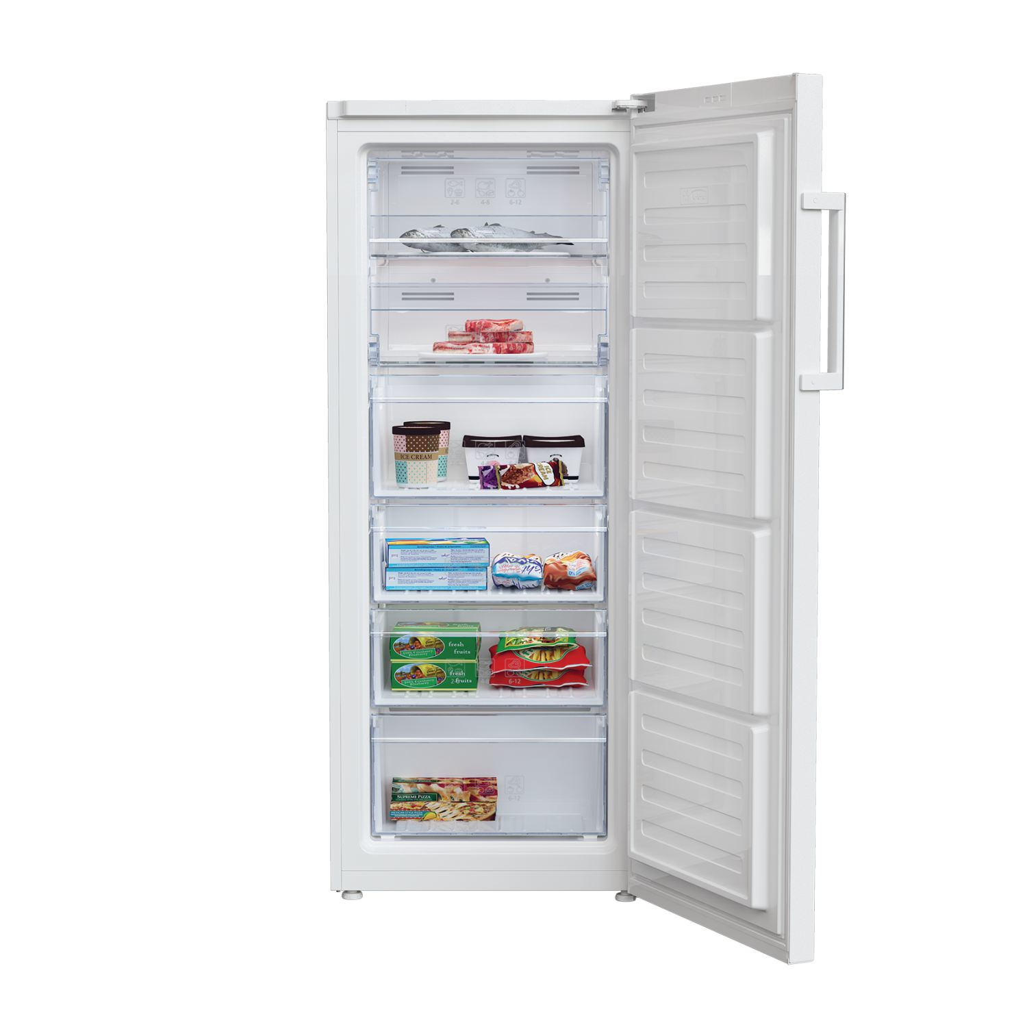 Beko RFNE270K21W freezer Upright freezer Freestanding – image 3