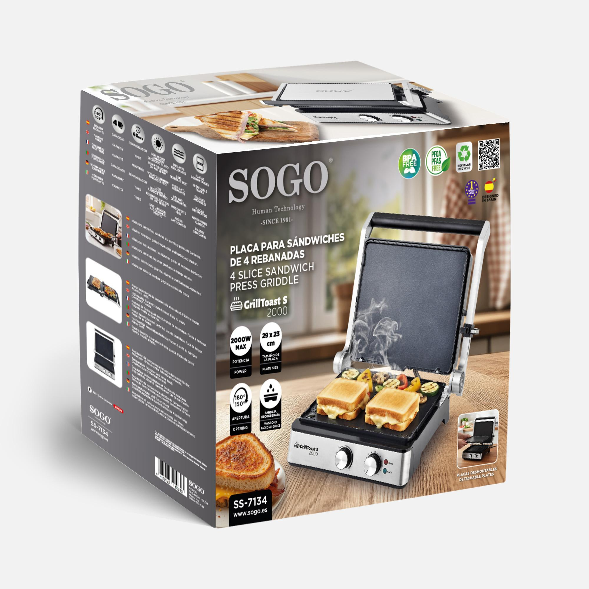 Sogo SAN-SS-7134 contact grill – image 9