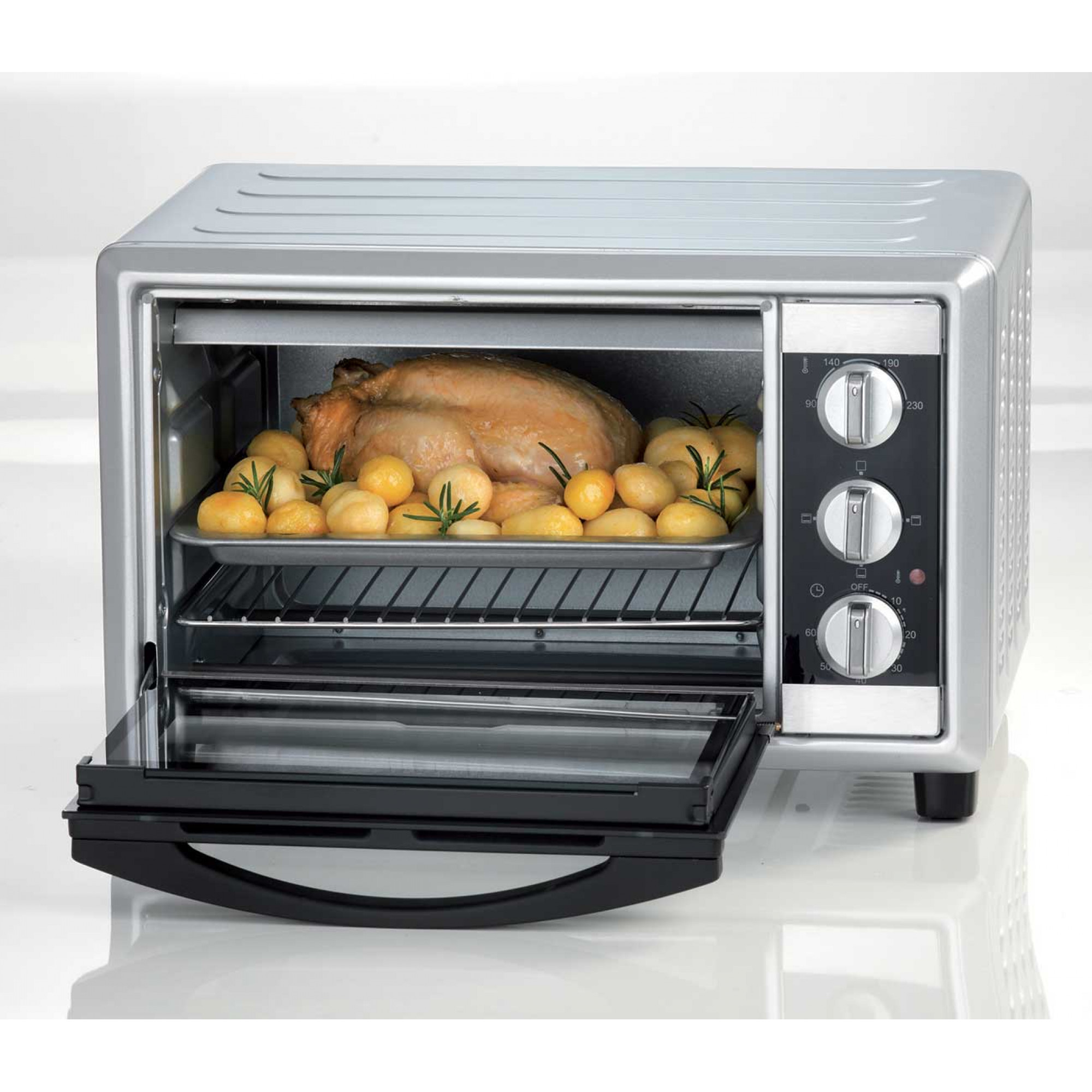 Ariete 981 Bon Cuisine 200 - Electric Oven 20 Liters - Double glass - Max temperature 230 ° - 1380 Watt - 3 cooking positions - Timer 60 ' – image 2