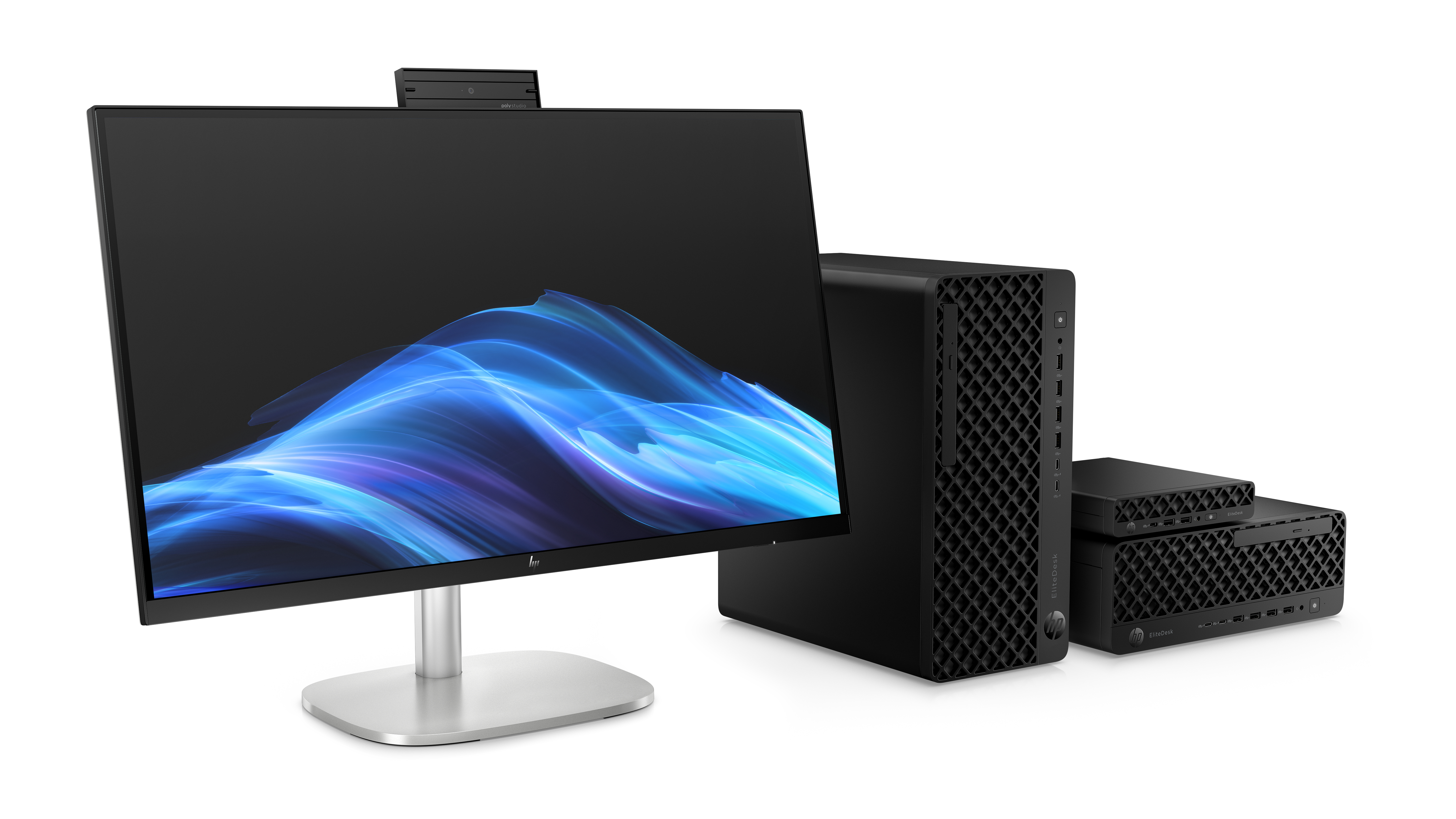 HP EliteDesk 8 SFF G1i Desktop AI PC Wolf Pro Security Edition 1 TB SSD Windows 11 Pro Nero