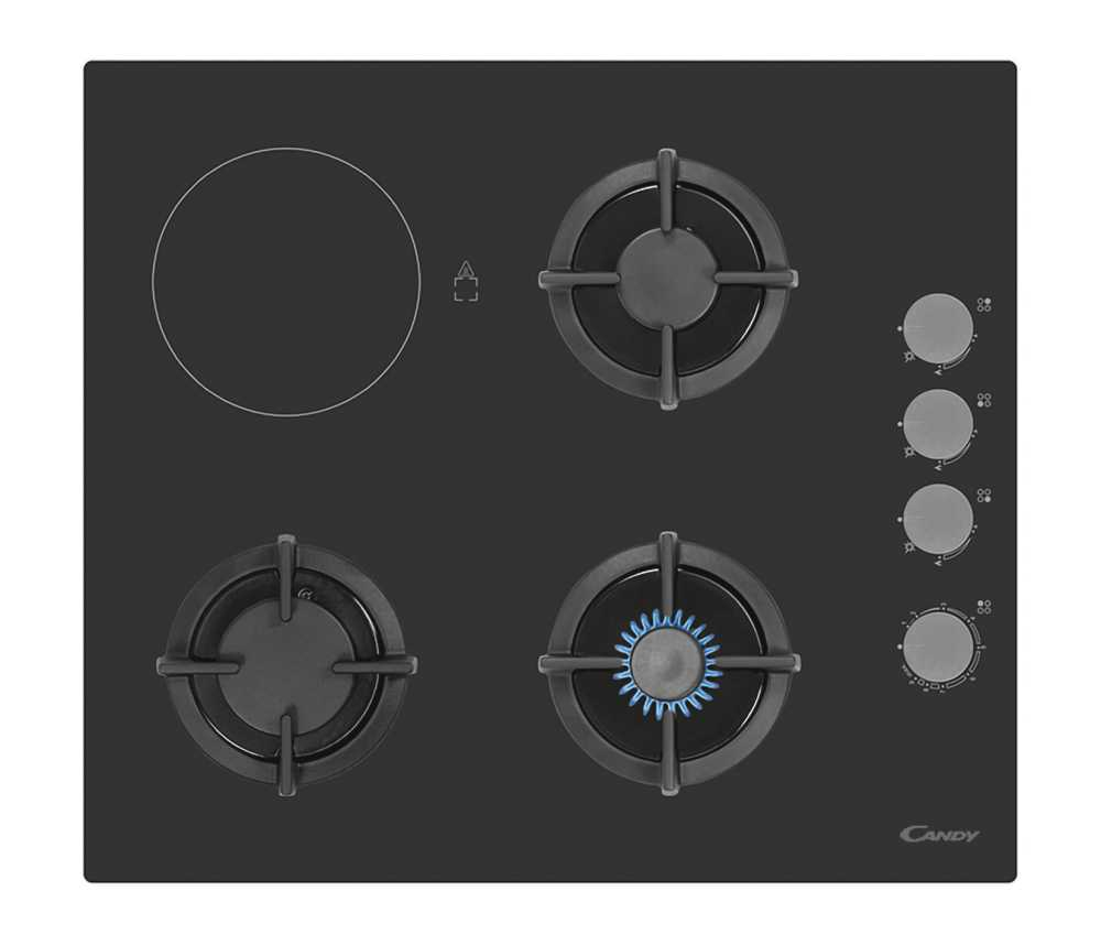 Candy Smart CMG3V1BG Black Built-in Combi 4 zone(s)