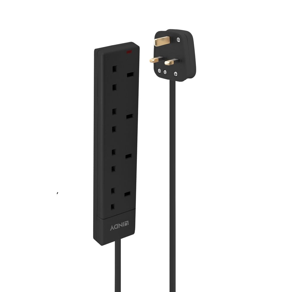 2MMAINS4WAYGANGSOCKETBLACK